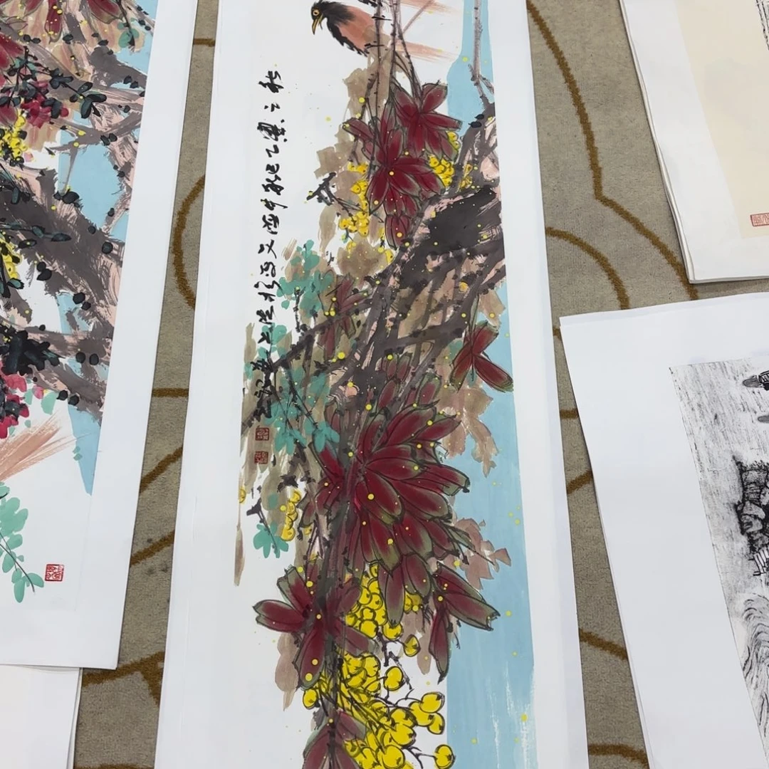 惠***)国画李海文李欣李欣主播