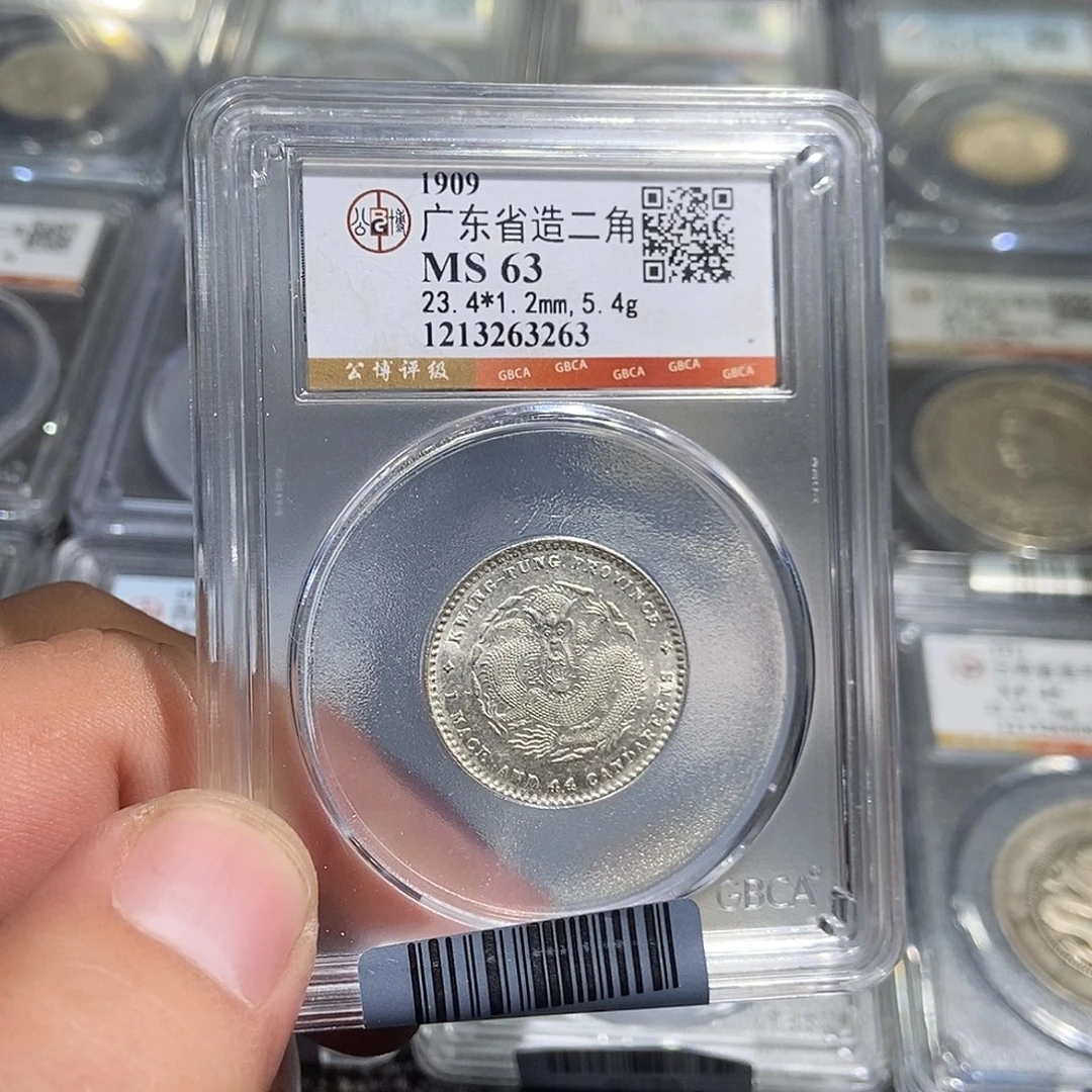 银大头广东宣统两角龙3263