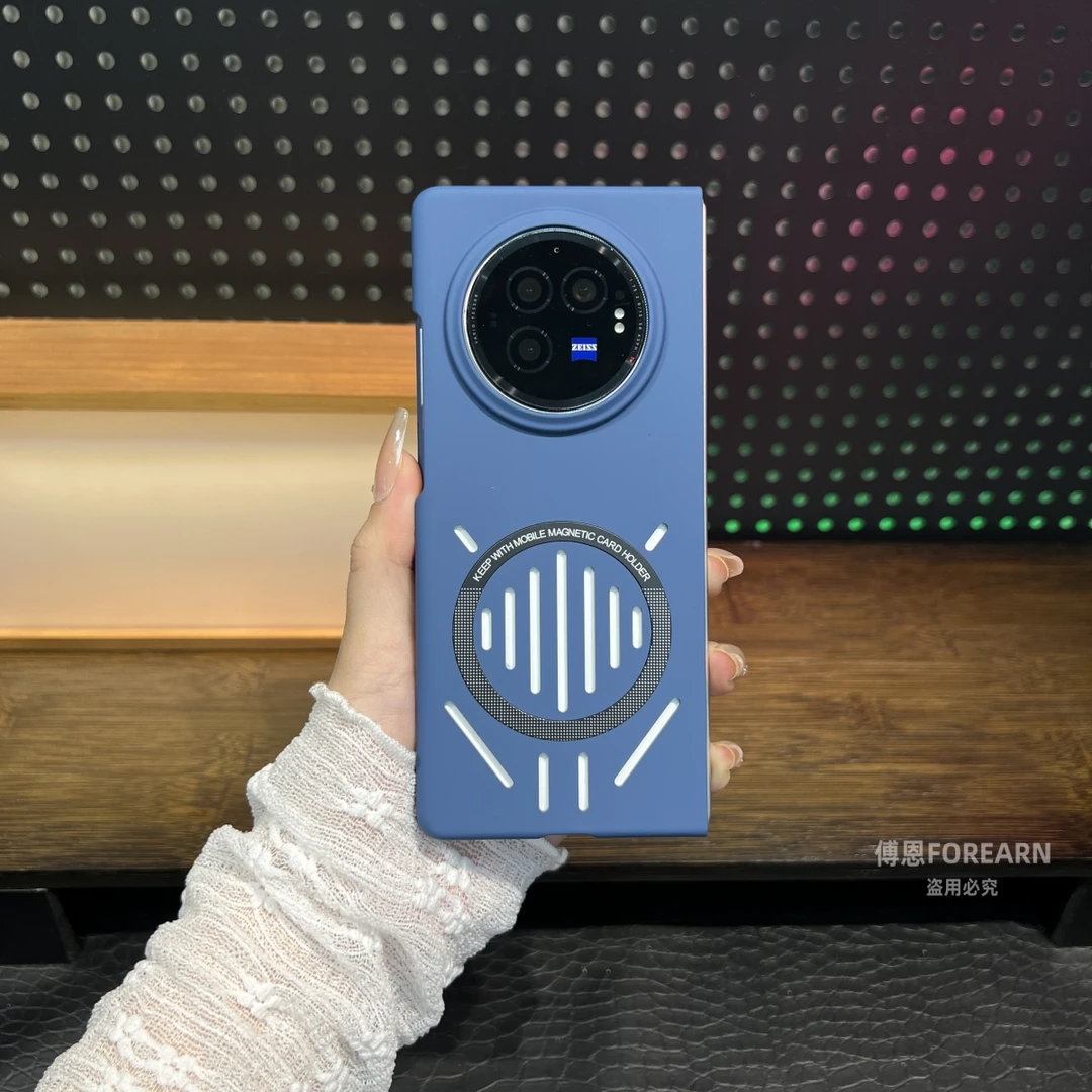 适用于vivoXFold3pro手机壳xfold3折叠屏超薄磁吸散热保护套个性