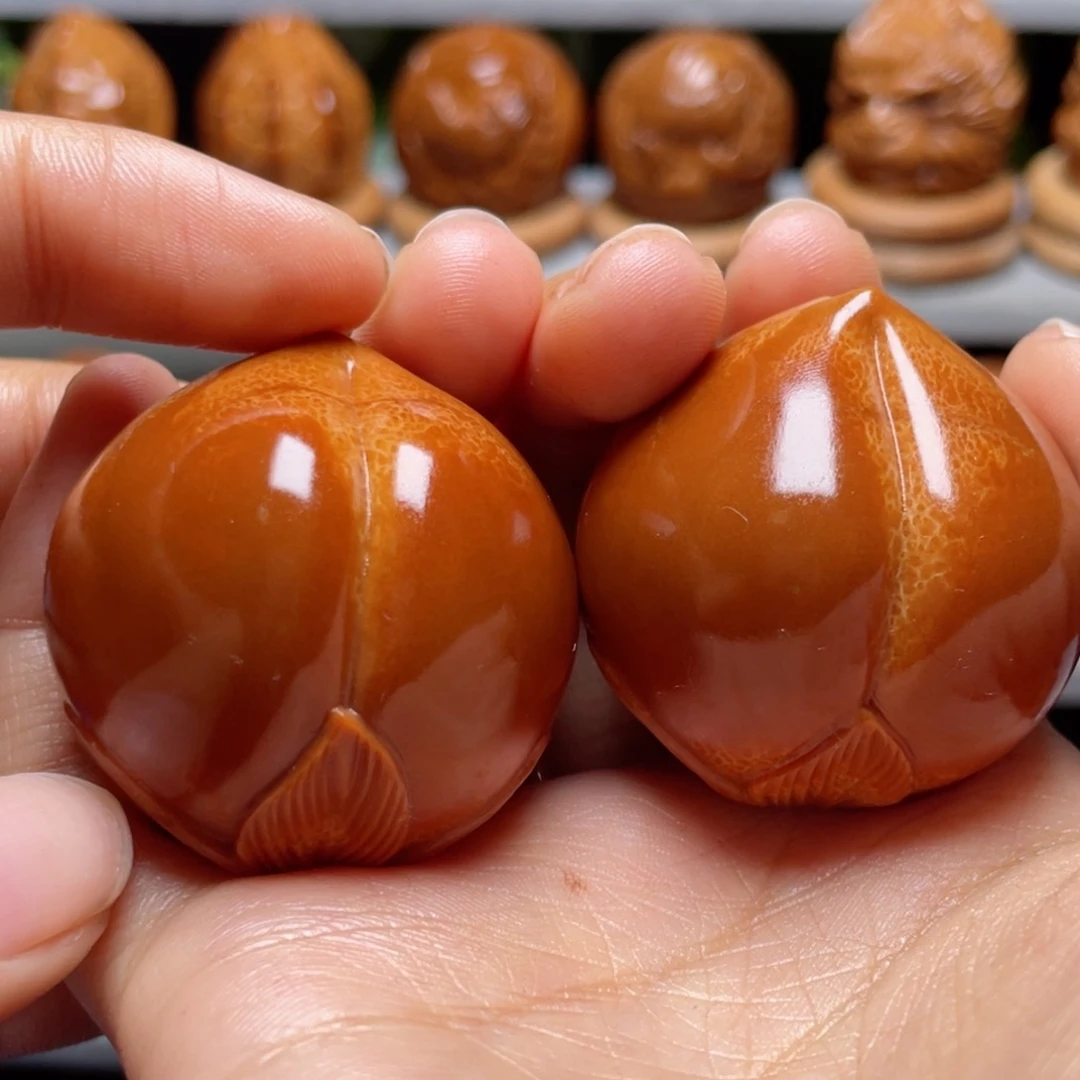 吊坠橄榄核寿桃手球4.0