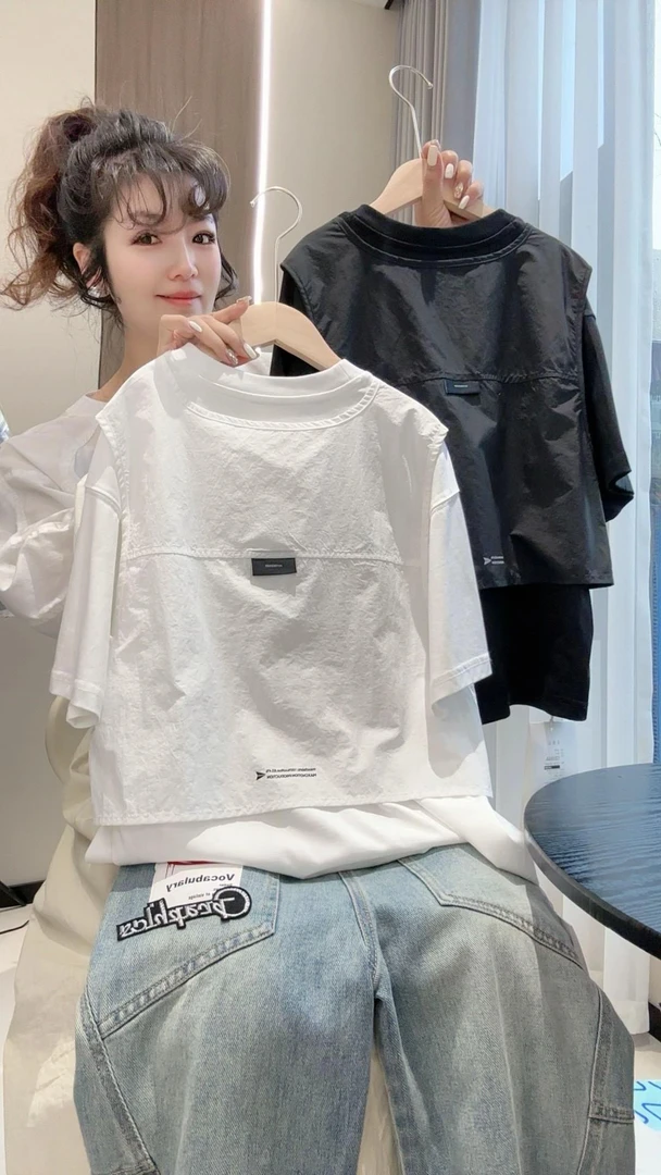 男童短袖t恤儿童打底衫夏装25新款男女童上衣印花图案圆领套头酷