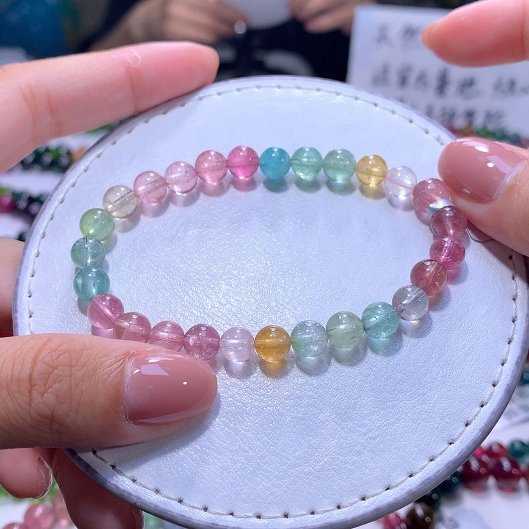 【闪购商品】未镶嵌手串碧玺7m