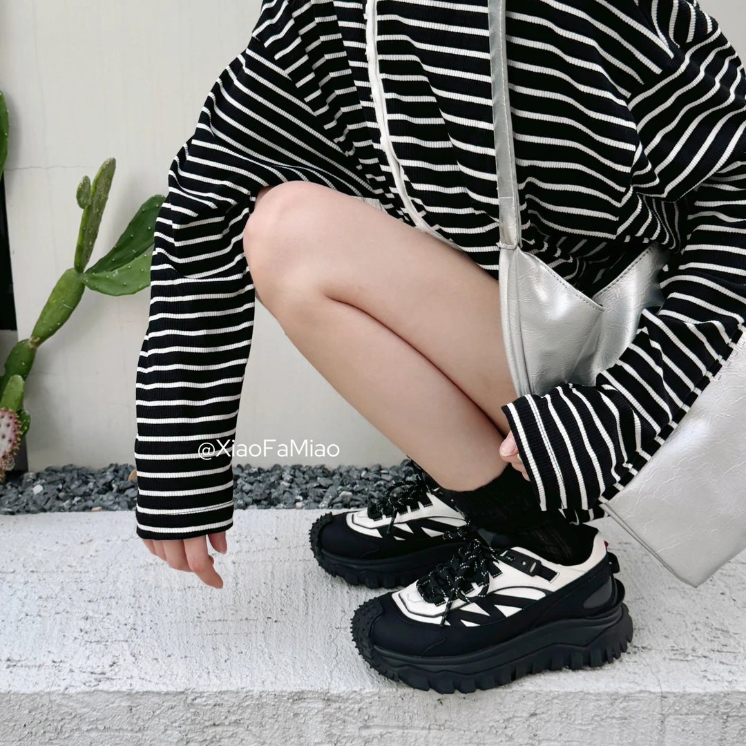 小发喵秋季休闲鞋户外徒步运动减震厚度增高老鞋999