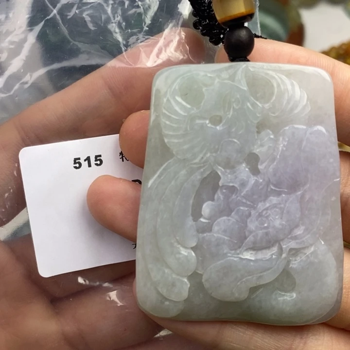 颈饰未镶嵌翡翠吊坠