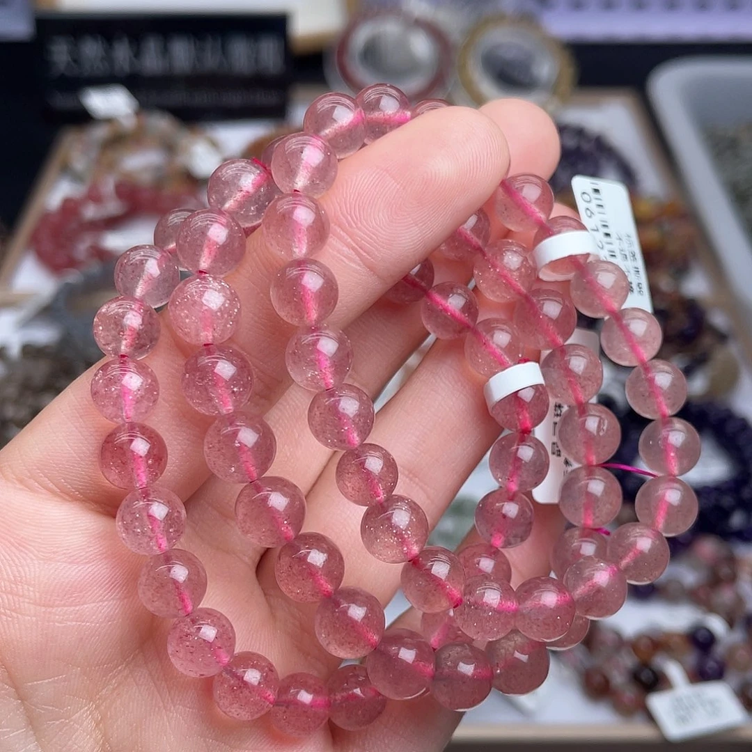 水晶未镶嵌手串天然