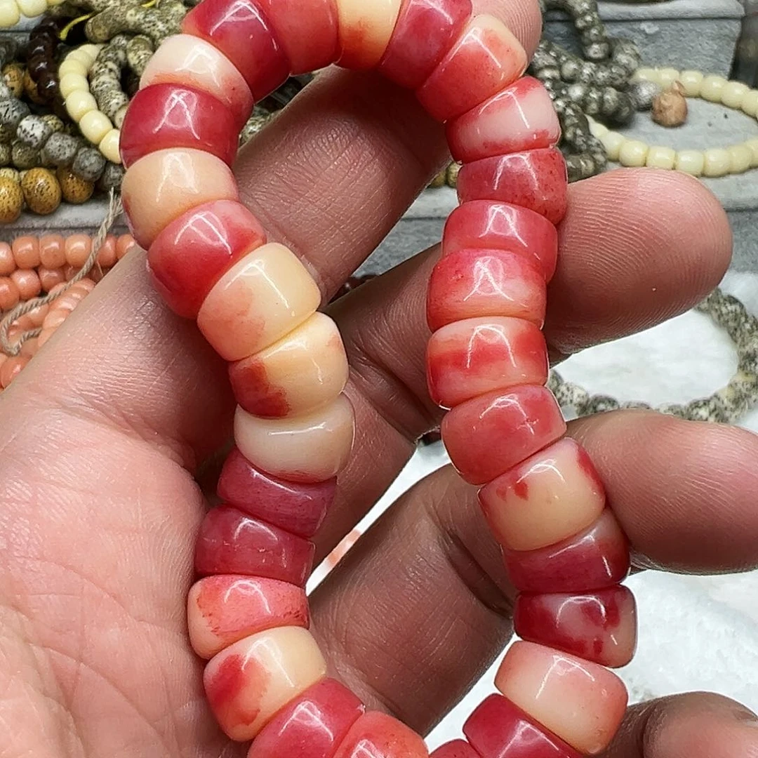 驼骨手串/手链112红驼骨单圈大肠1.2