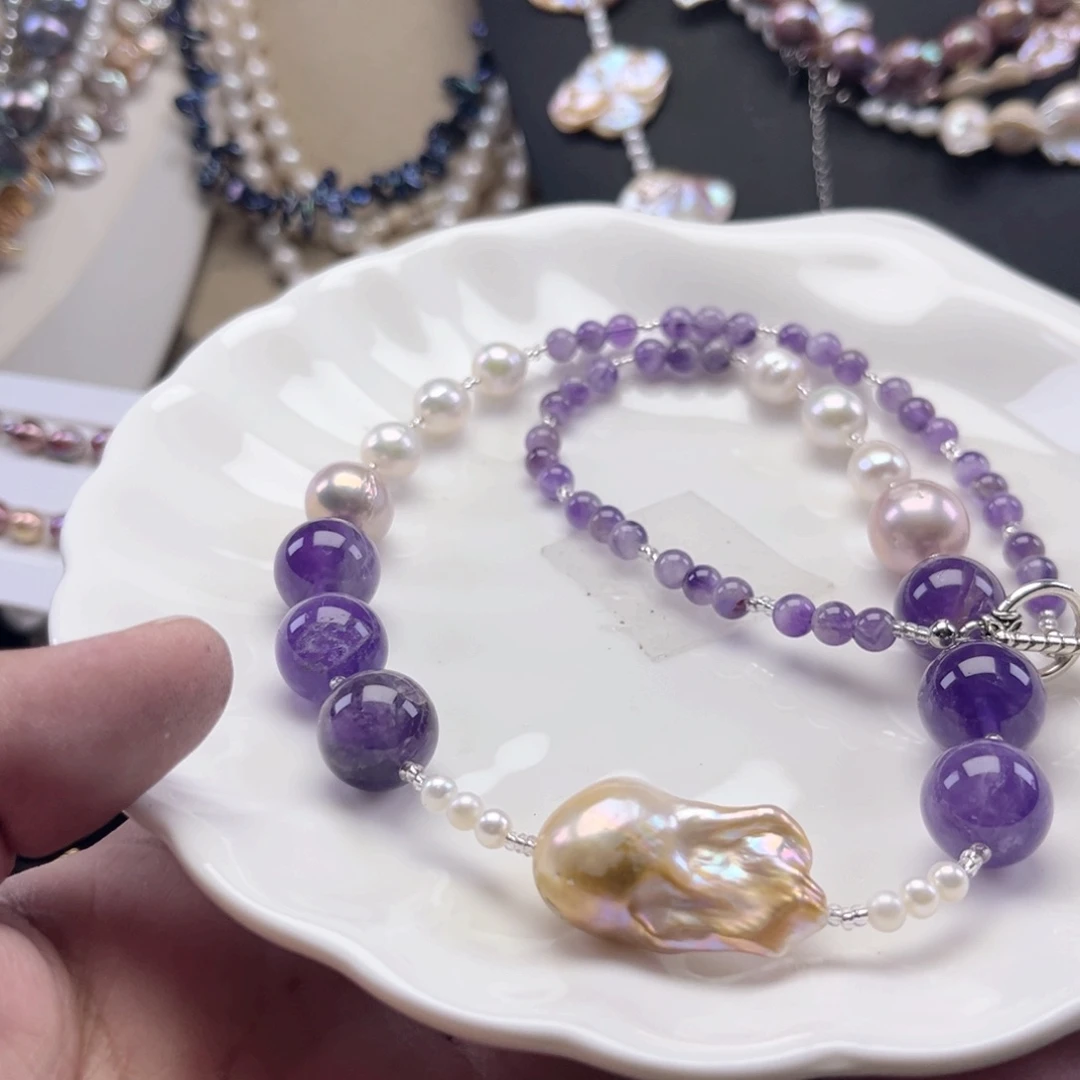 淡水珍珠项链未镶嵌【纯恬】