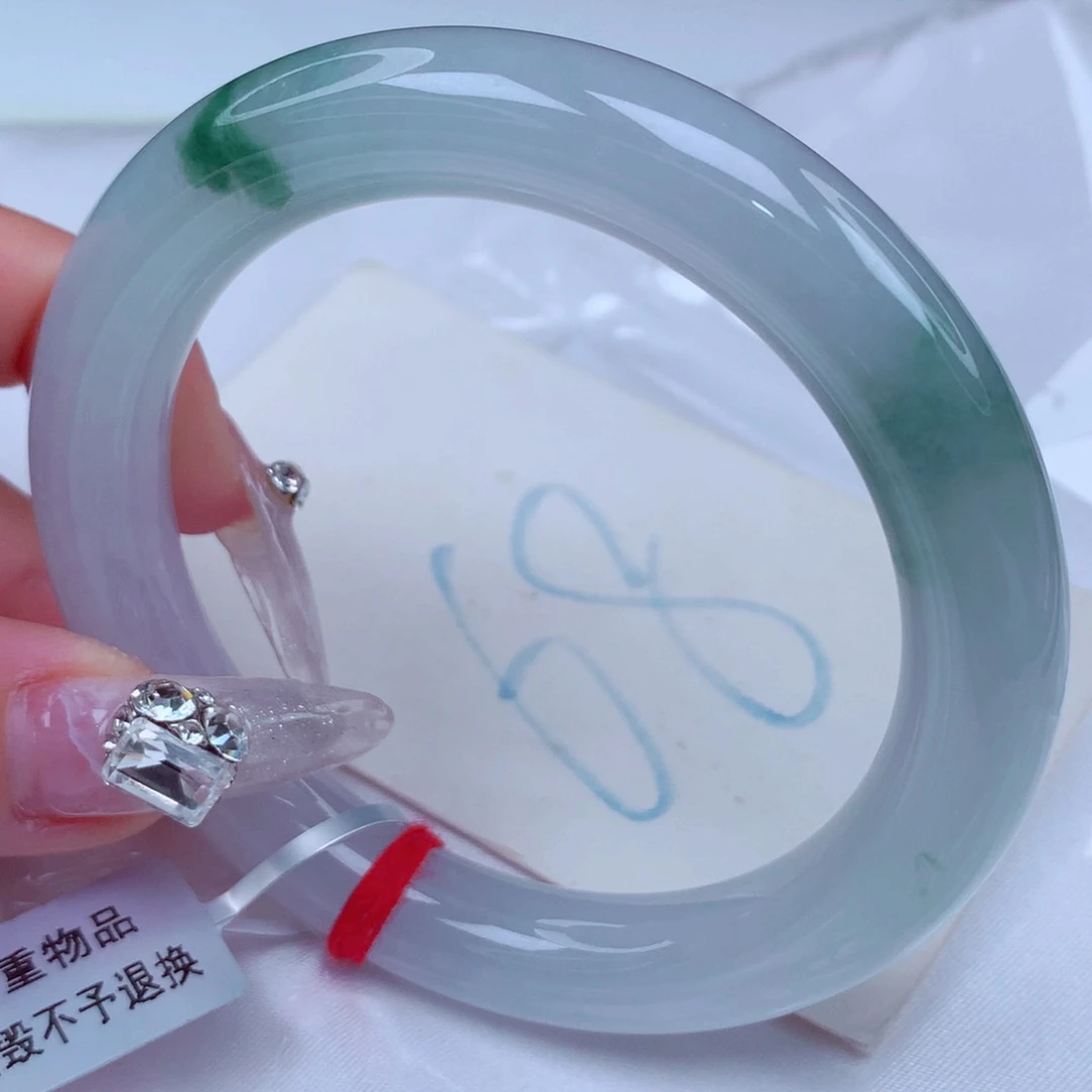 翡翠手镯未镶嵌天然缅甸翡翠A货手镯