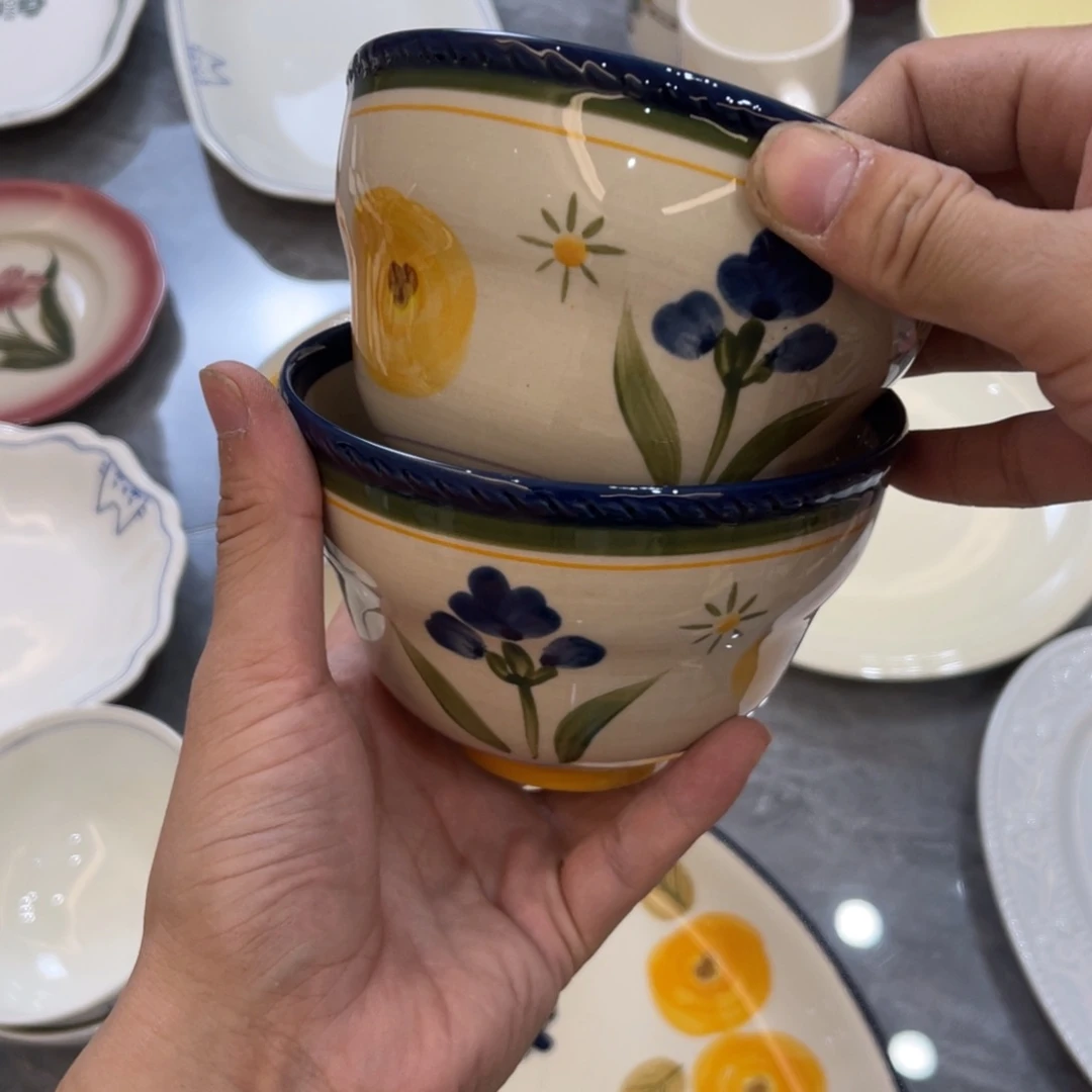 陶瓷微瑕餐具介意勿拍，满18飞！