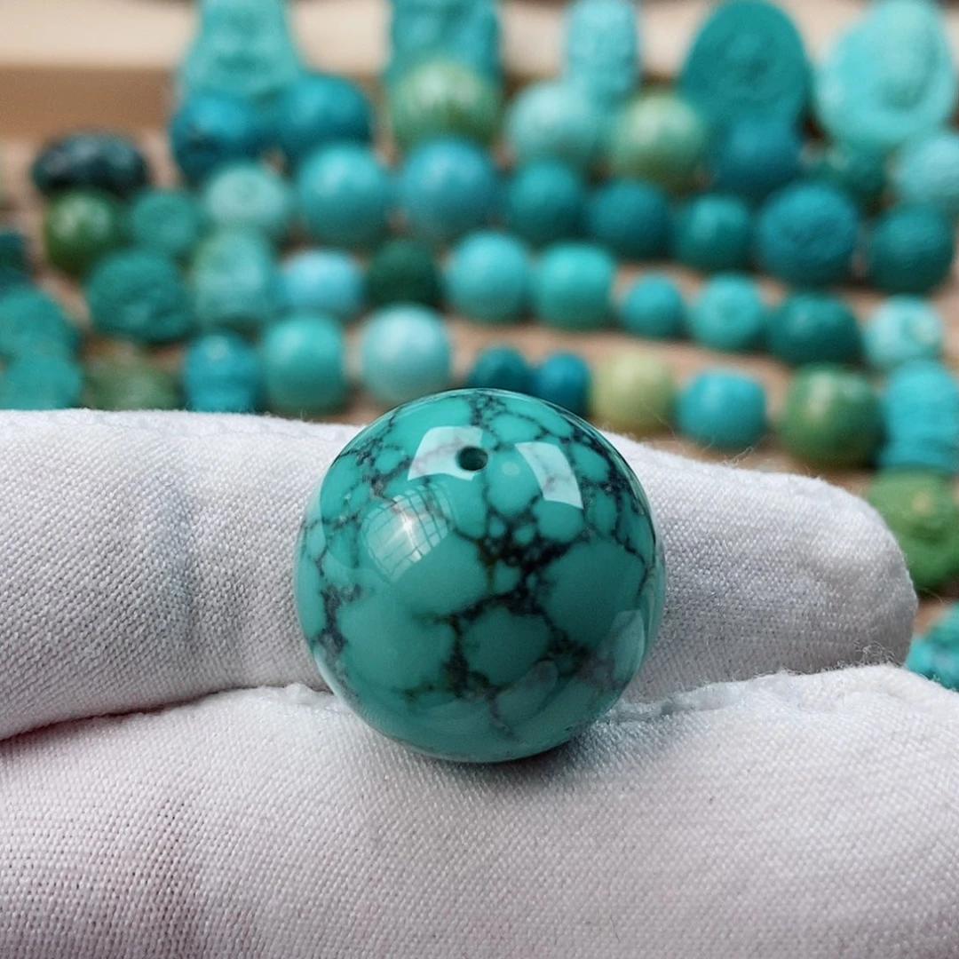 绿松石未镶嵌珠宝半成品卡20.7