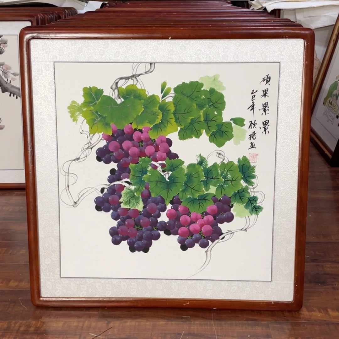 国画带框尺寸63*63厘米