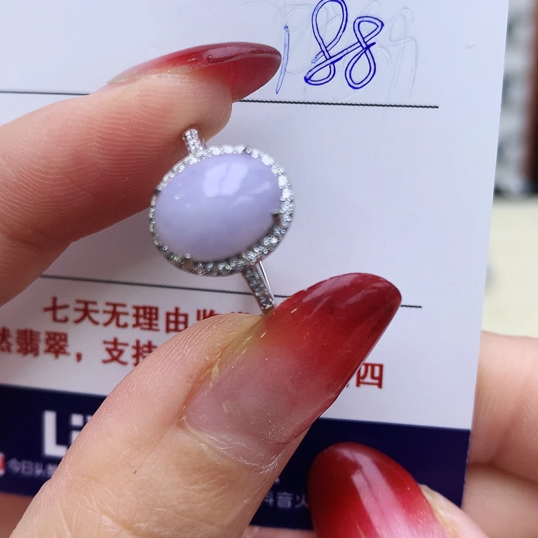银S925镶嵌戒指翡翠151