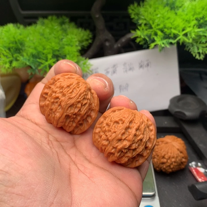 吊坠文玩核桃38磨盘