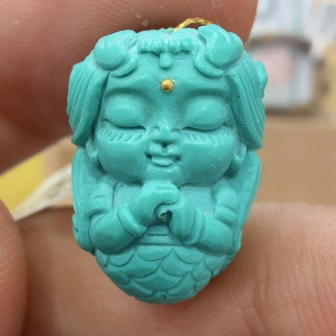 绿松石未镶嵌配饰