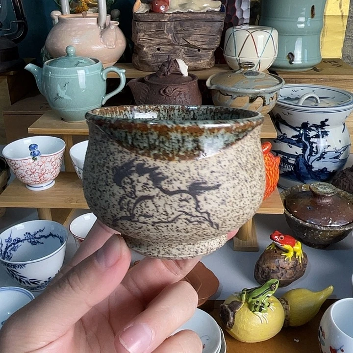 瓷片相马杯子好看的哦