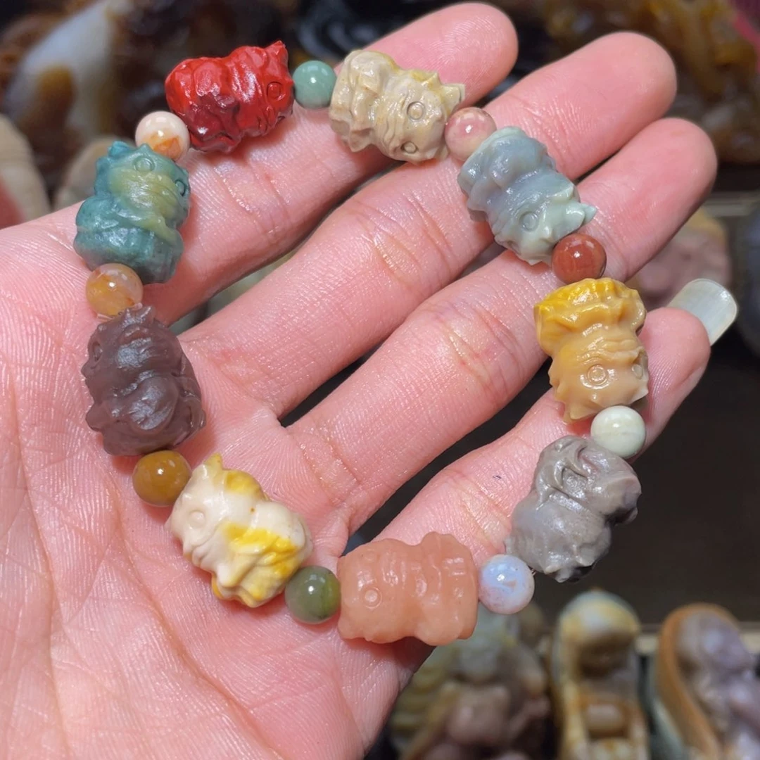 未镶嵌手串石英质玉