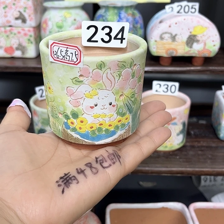 手工制作多肉花盆