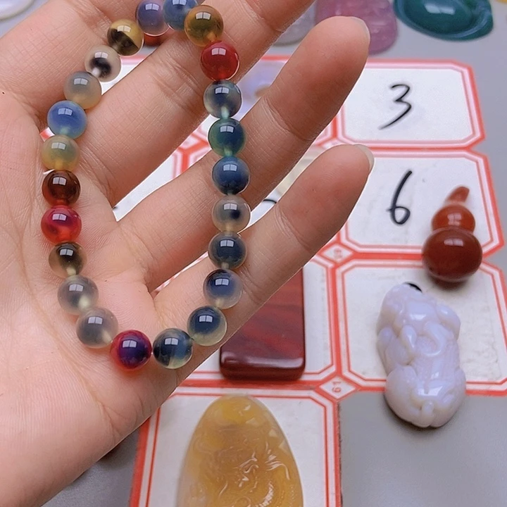 【闪购商品】玛瑙/玉髓未镶嵌珠宝半成品独**二