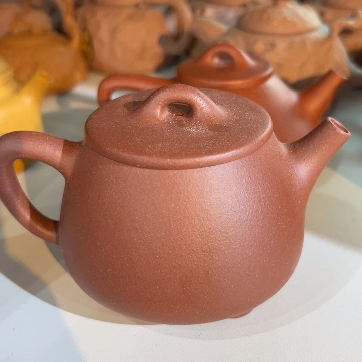 茶壶紫砂紫泥高瓢网孔260c c