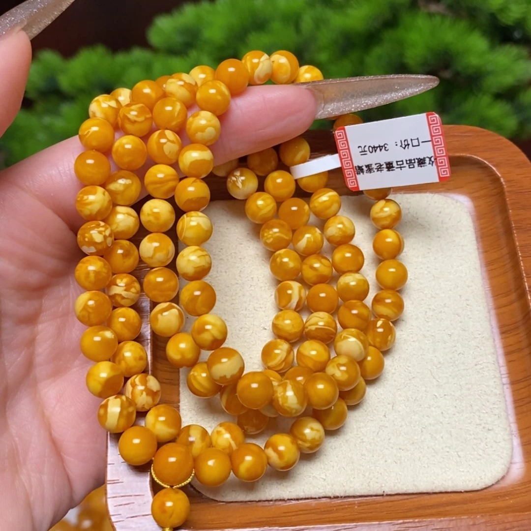 【闪购商品】未镶嵌蜜蜡手链手串
