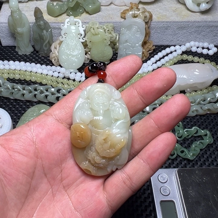 腊***儿和田玉未镶嵌吊坠(不含链)