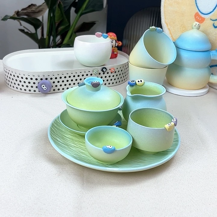 其他时青一套茶具