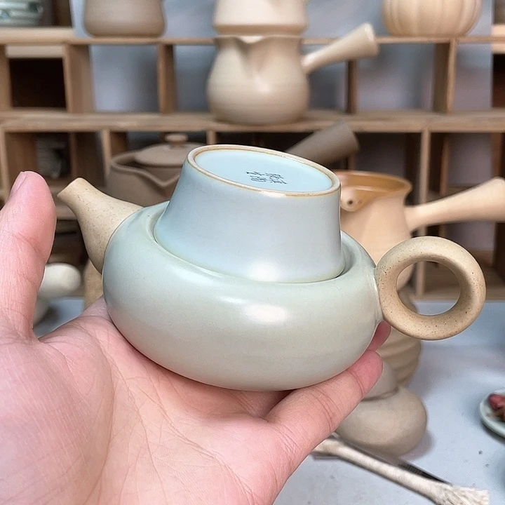 壶老段烧陶瓷茶器！
