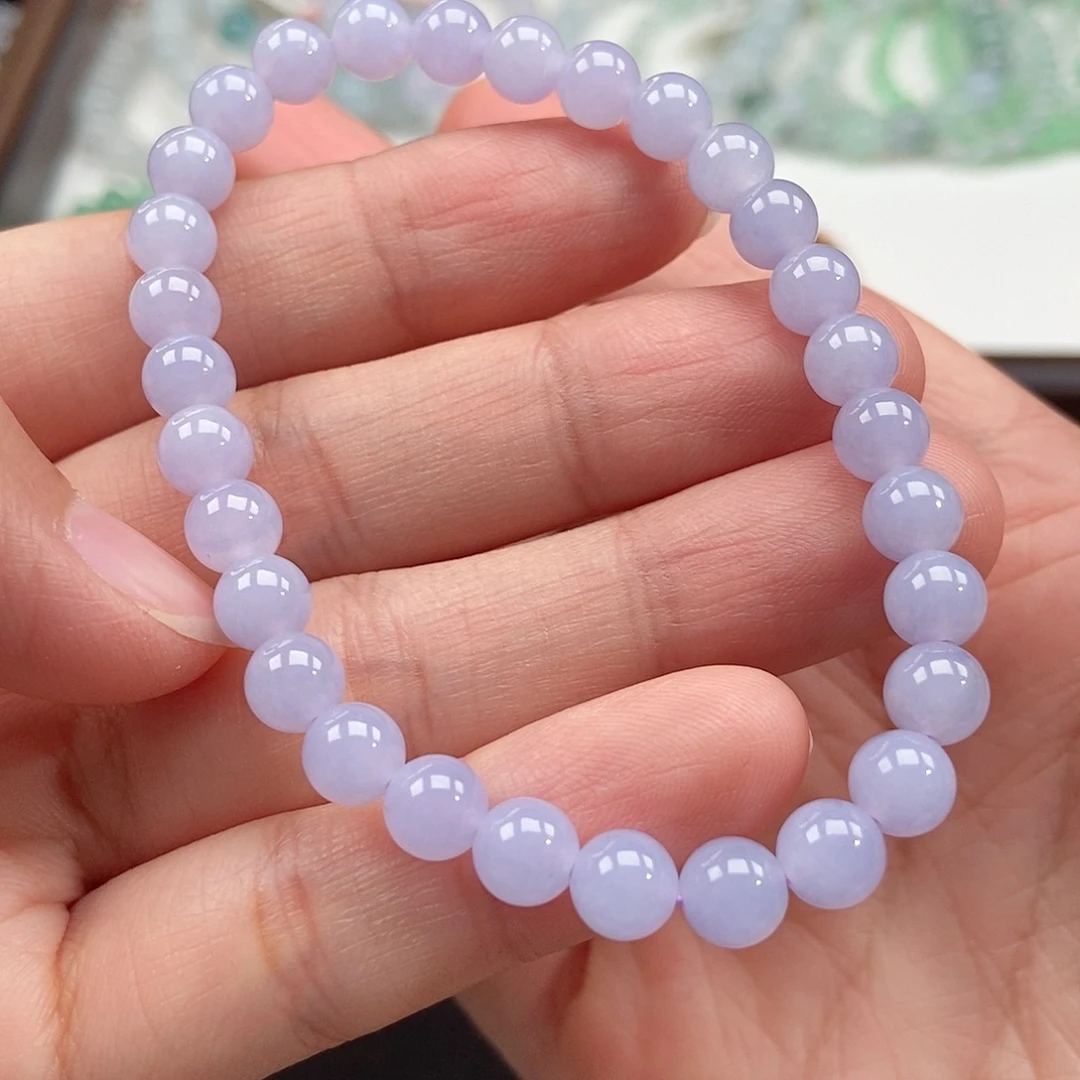 翡翠未镶嵌手串卡6.2