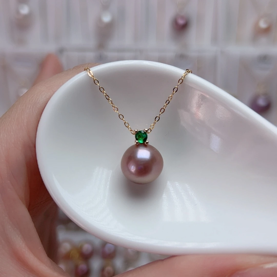 淡水珍珠未镶嵌吊坠(赠链)