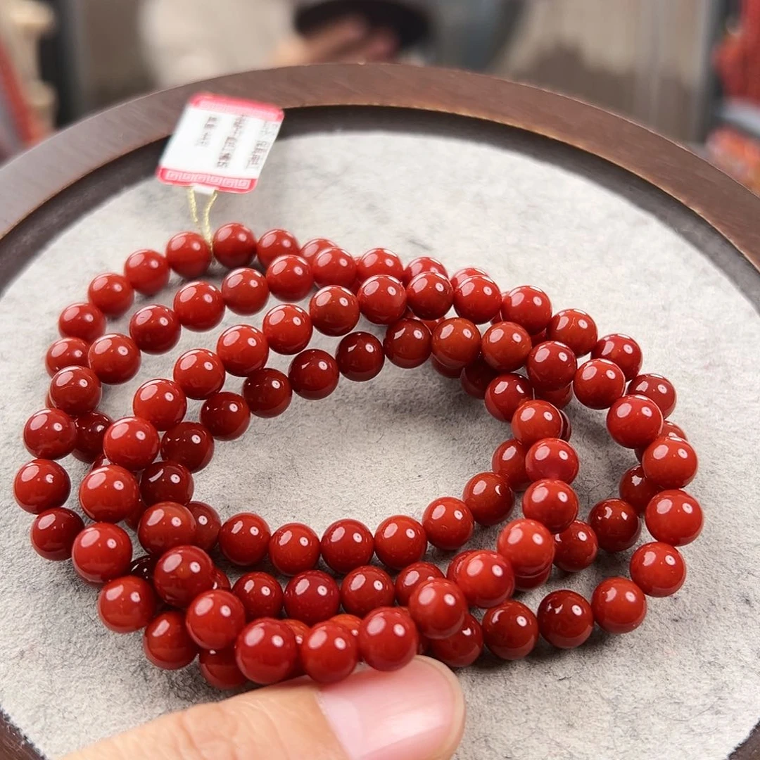 南红玛瑙手串未镶嵌