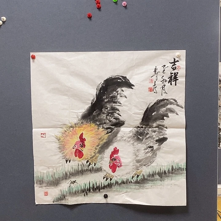 国画68/68刘树立手绘画芯