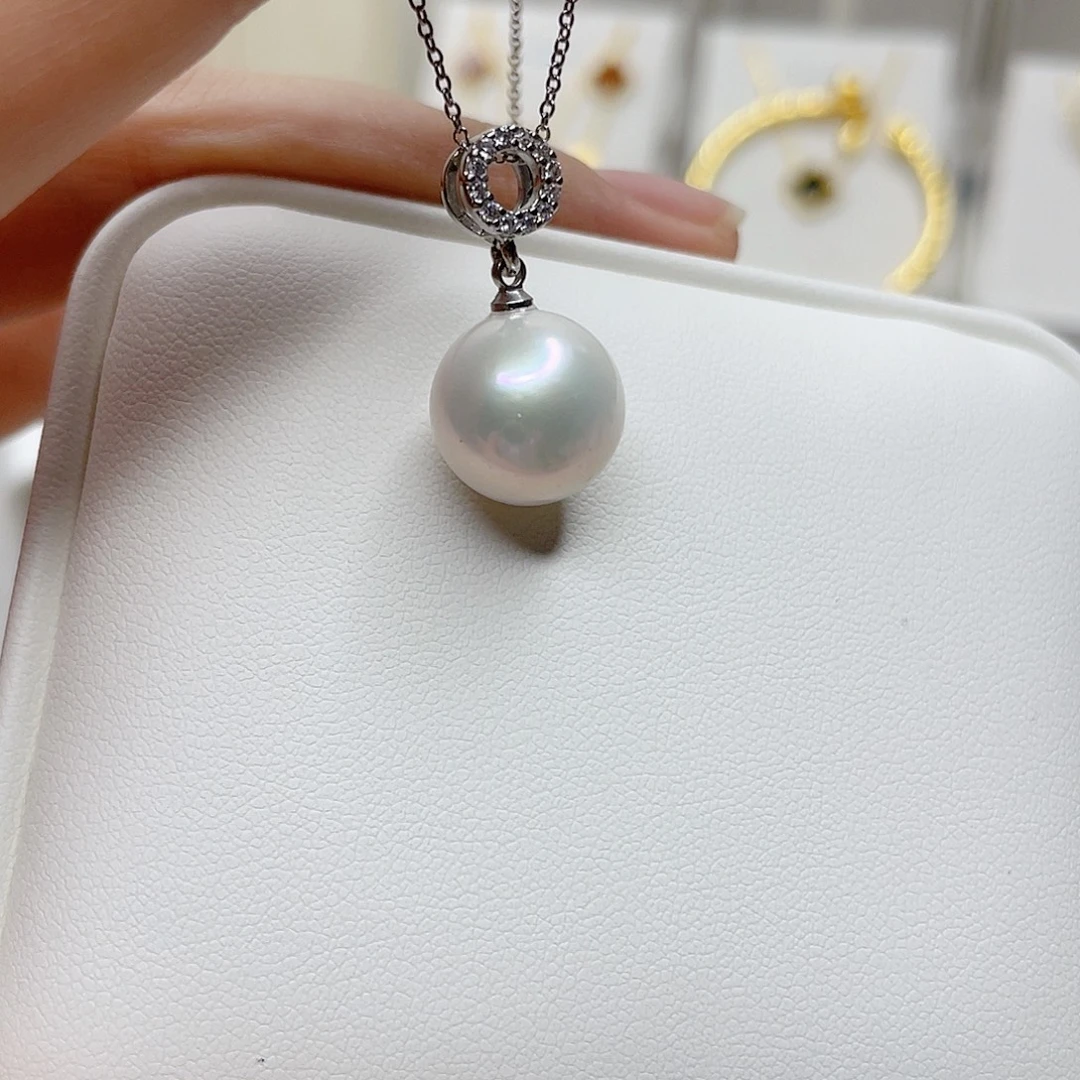 合金淡水珍珠吊坠(赠链)