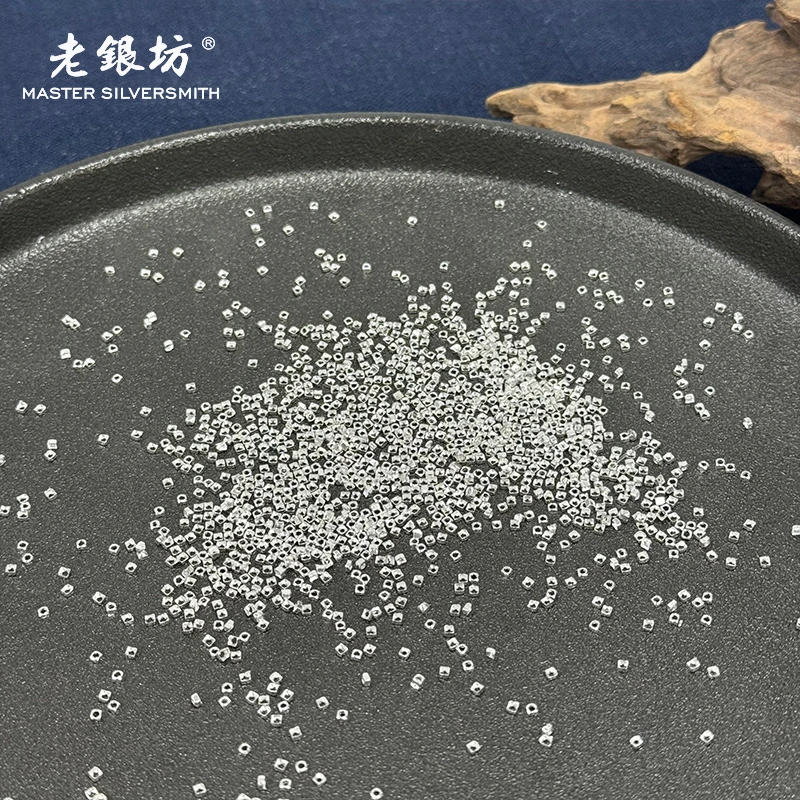 老银坊 足银银制品 1克*正方形碎银子1.5m 890199