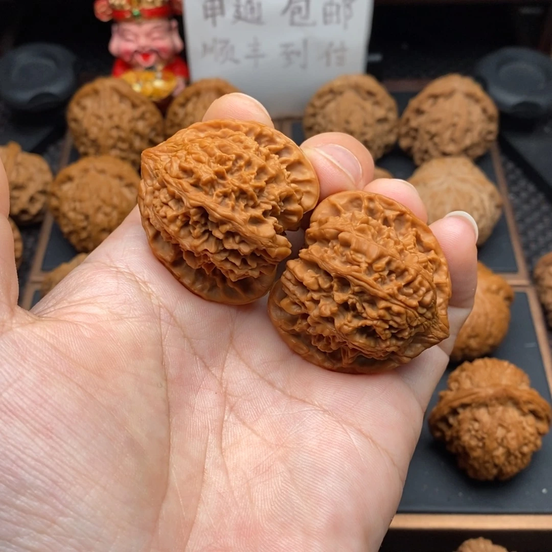 文玩核桃把件全品满天星40尺