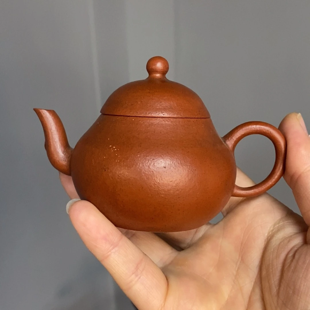 紫砂茶壶我*清晚期梨形100毫升