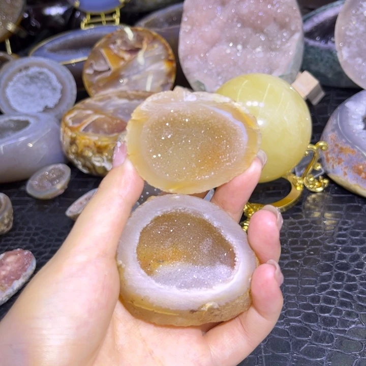 未镶嵌发饰水晶白晶盆