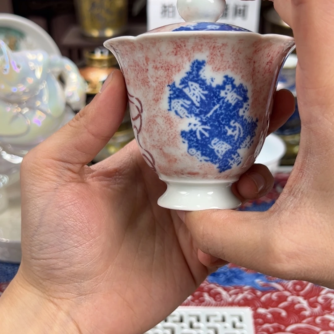 瓷片小*年景德镇手工手绘陶瓷