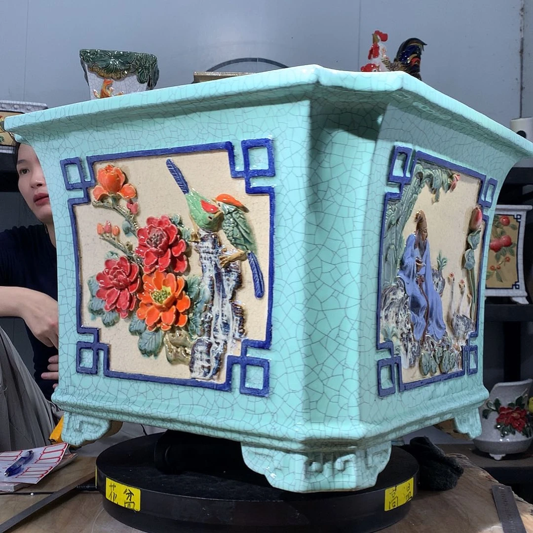 折*哥高温烧制石湾盆不退换瑕疵