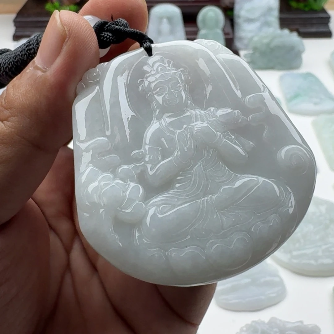 颈饰未镶嵌翡翠天然缅甸A货翡翠