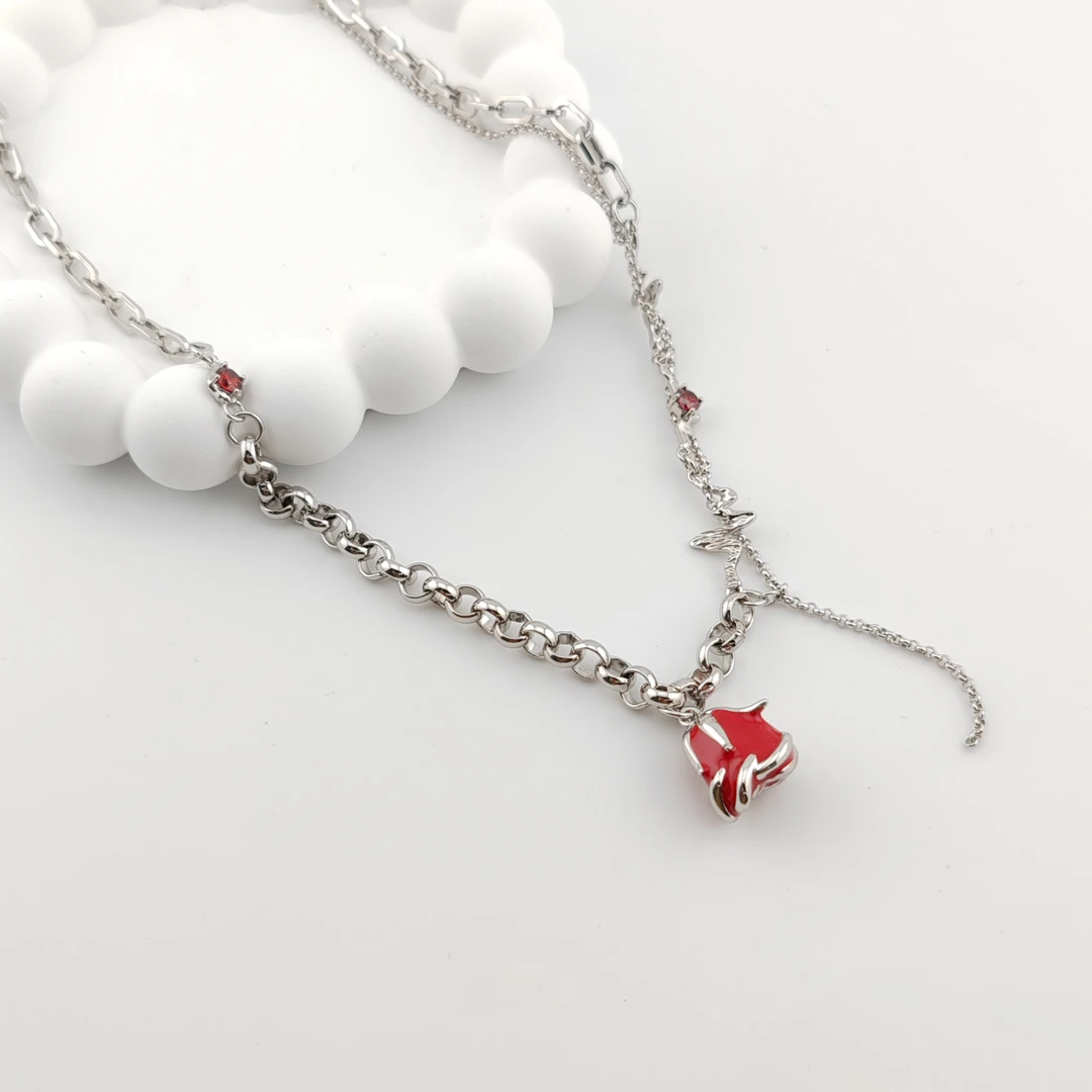 XUPING/旭平首饰 合金项链 【潘生福利】玫瑰花项链GDJ X001035799