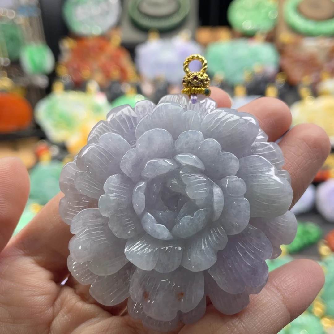 翡翠未镶嵌颈饰代编织