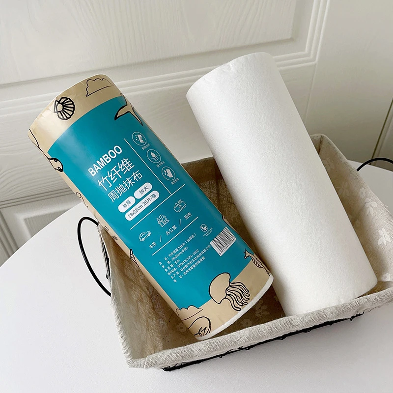 新品竹纤维周抛抹布加大加厚干湿两用厨房清洁去油洗碗巾百洁布家