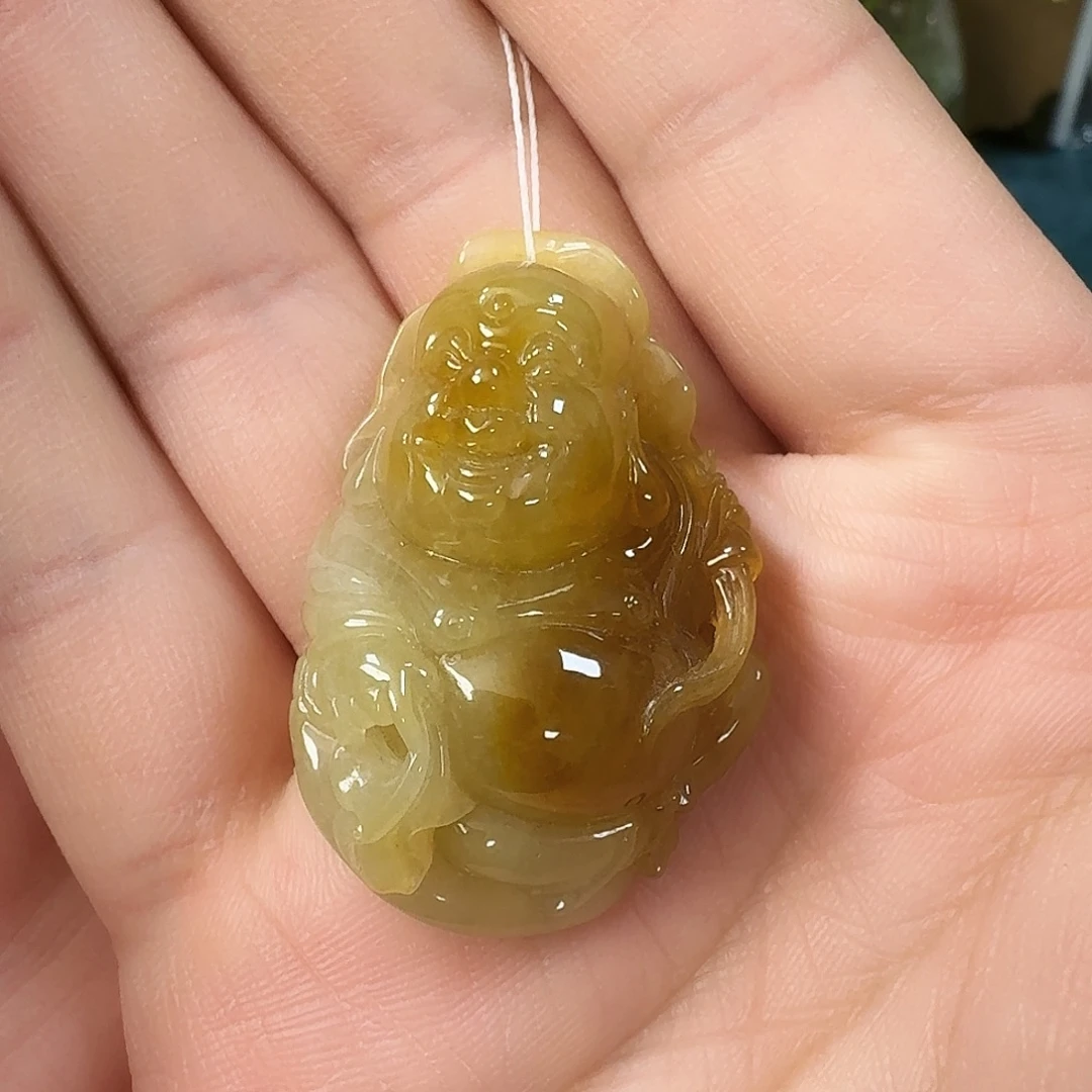 翡翠未镶嵌颈饰翡翠挂件