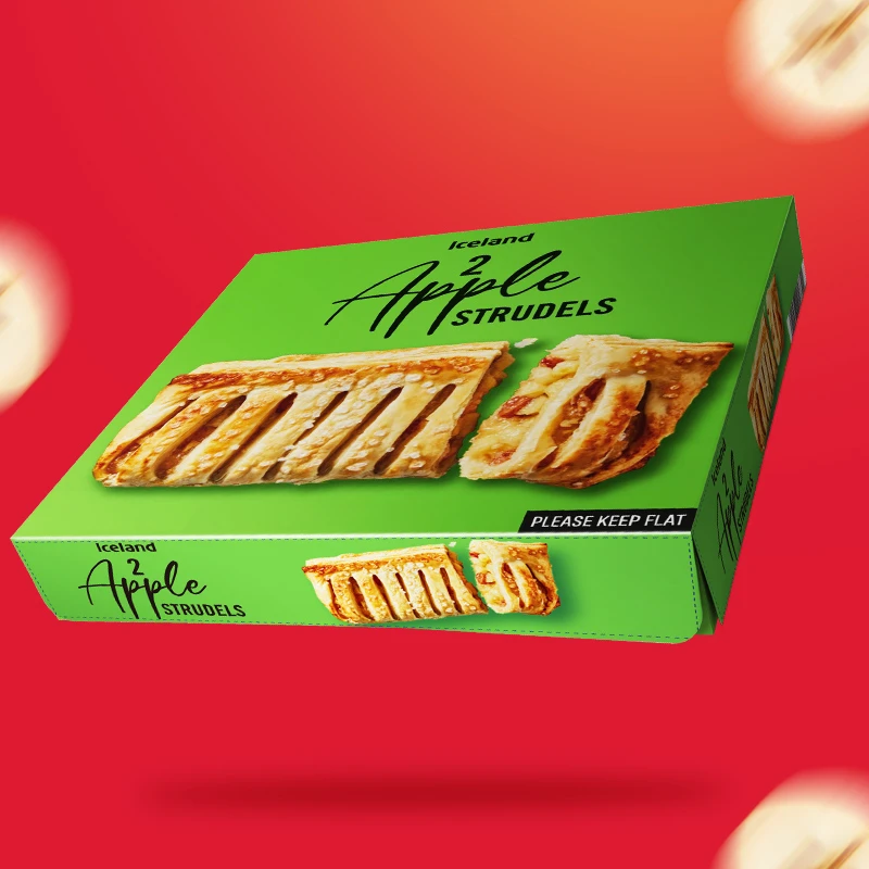 Iceland埃丝蓝苹果酥卷 600g加热即食休闲零食儿童零食