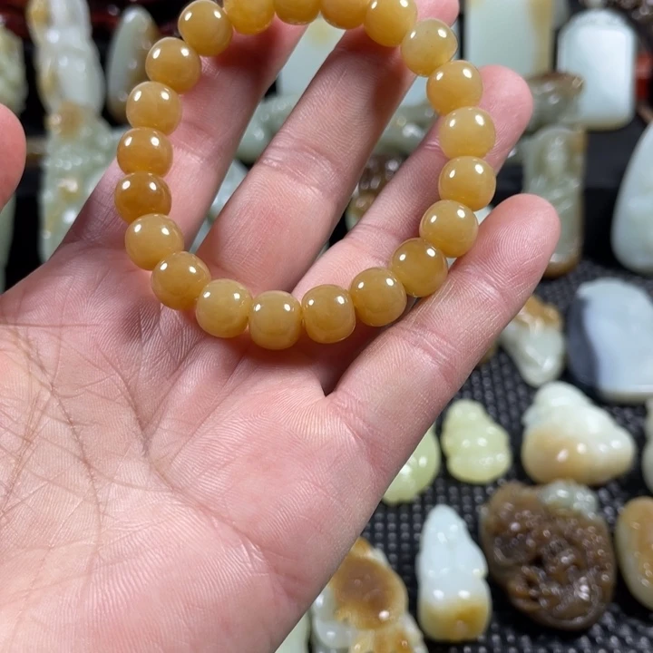 和田玉（糖玉）未镶嵌手链