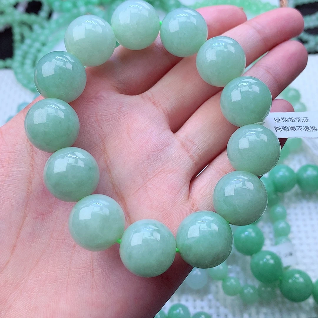 翡翠未镶嵌毛衣链