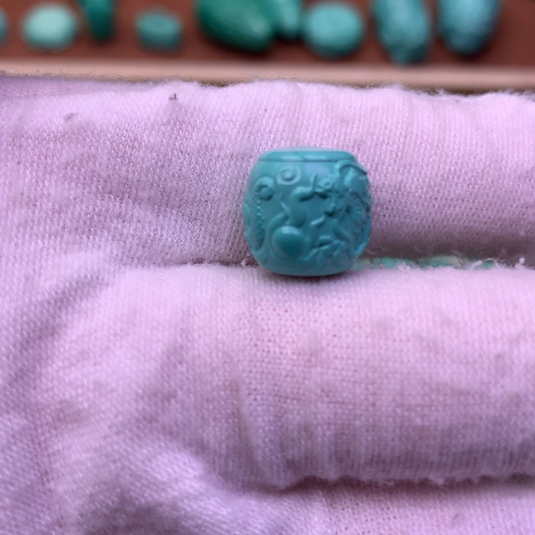 原生态散珠配珠龙纹珠卡12