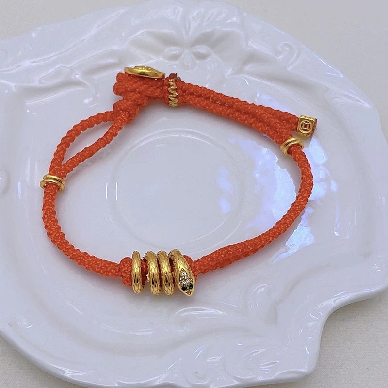 手链 1243-手工编织本命年福蛇卷卷蛇手链情侣款