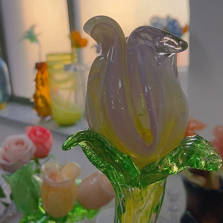 琉璃花瓶琉璃花高50