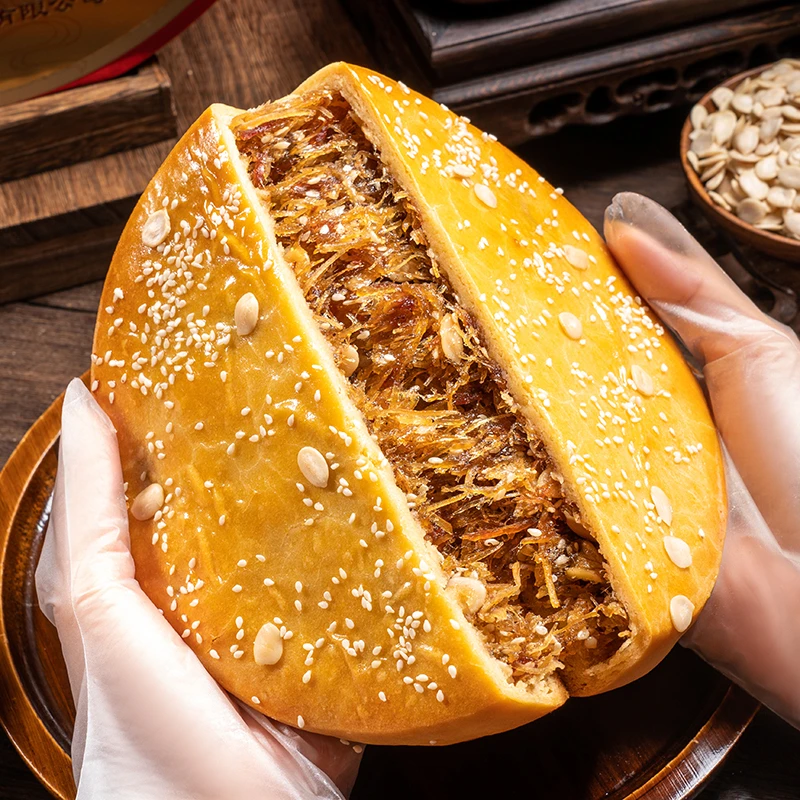 中佳月金腿拖罗饼铁盒大月饼